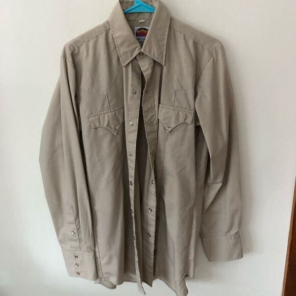 Vintage Miller Cowboy Western Shirt - Picture 1 of 7